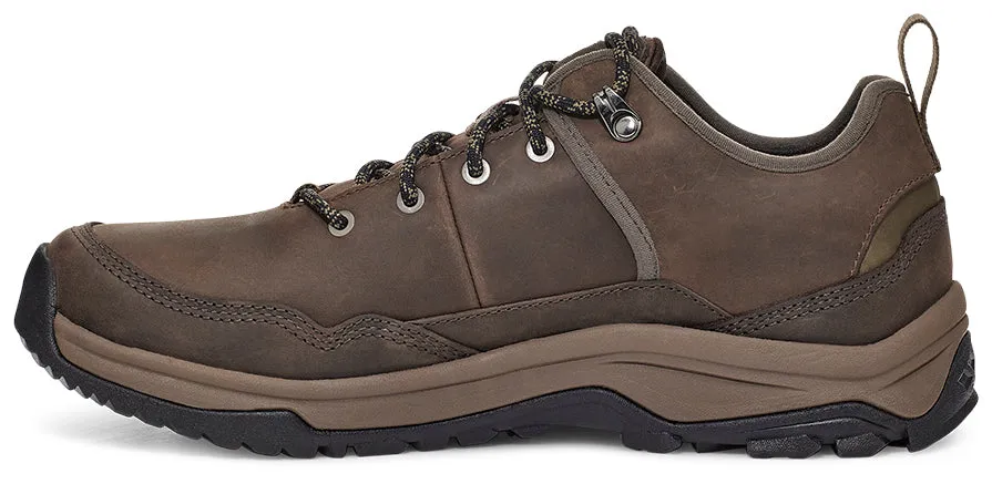 Men's Teva Riva Hiking Shoe Color: Dark Brown / Olive