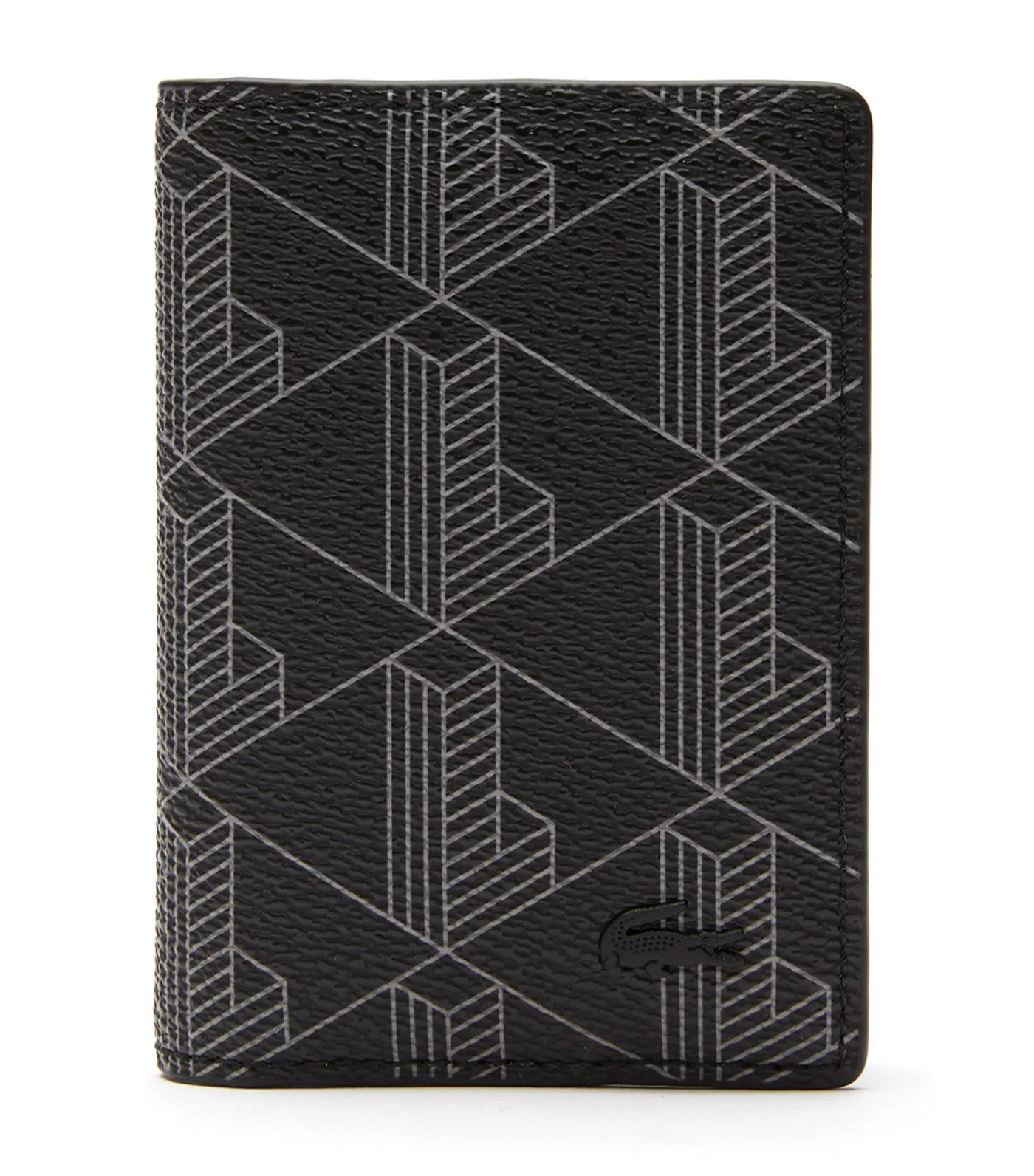 Men's The Blend Monogram Print Vertical Card Holder Monogram Noir Gris