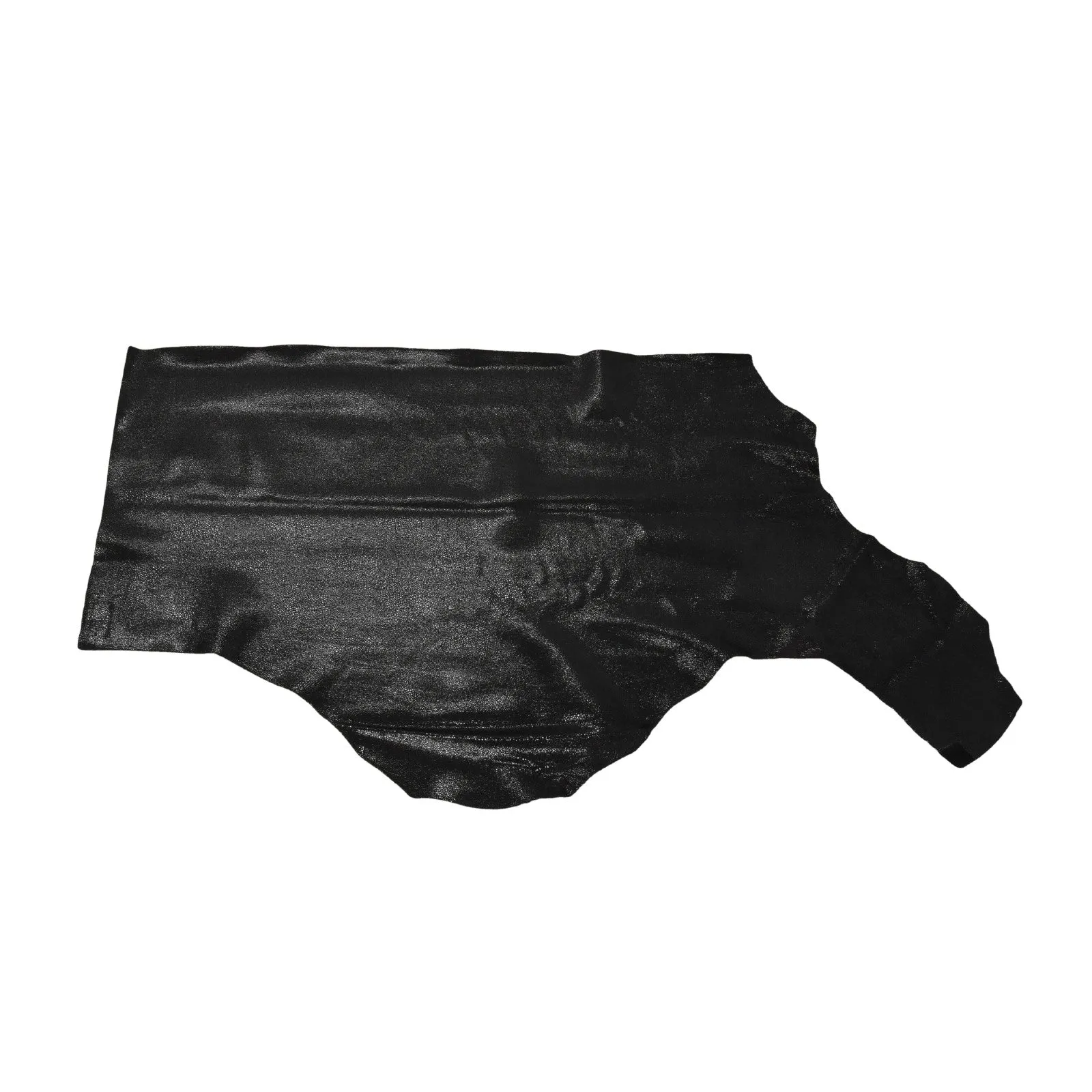 Metallic Black Sizzling Stingray 2-3 oz Cow Hides