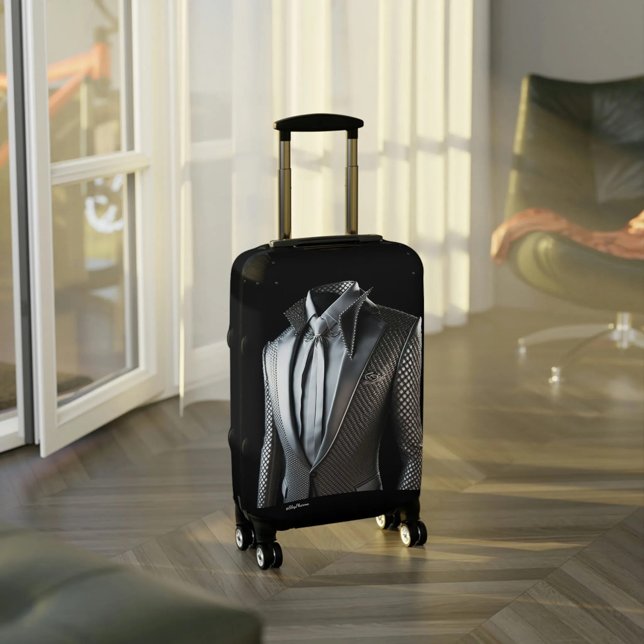 Million Dollar Suit Luggage Cover