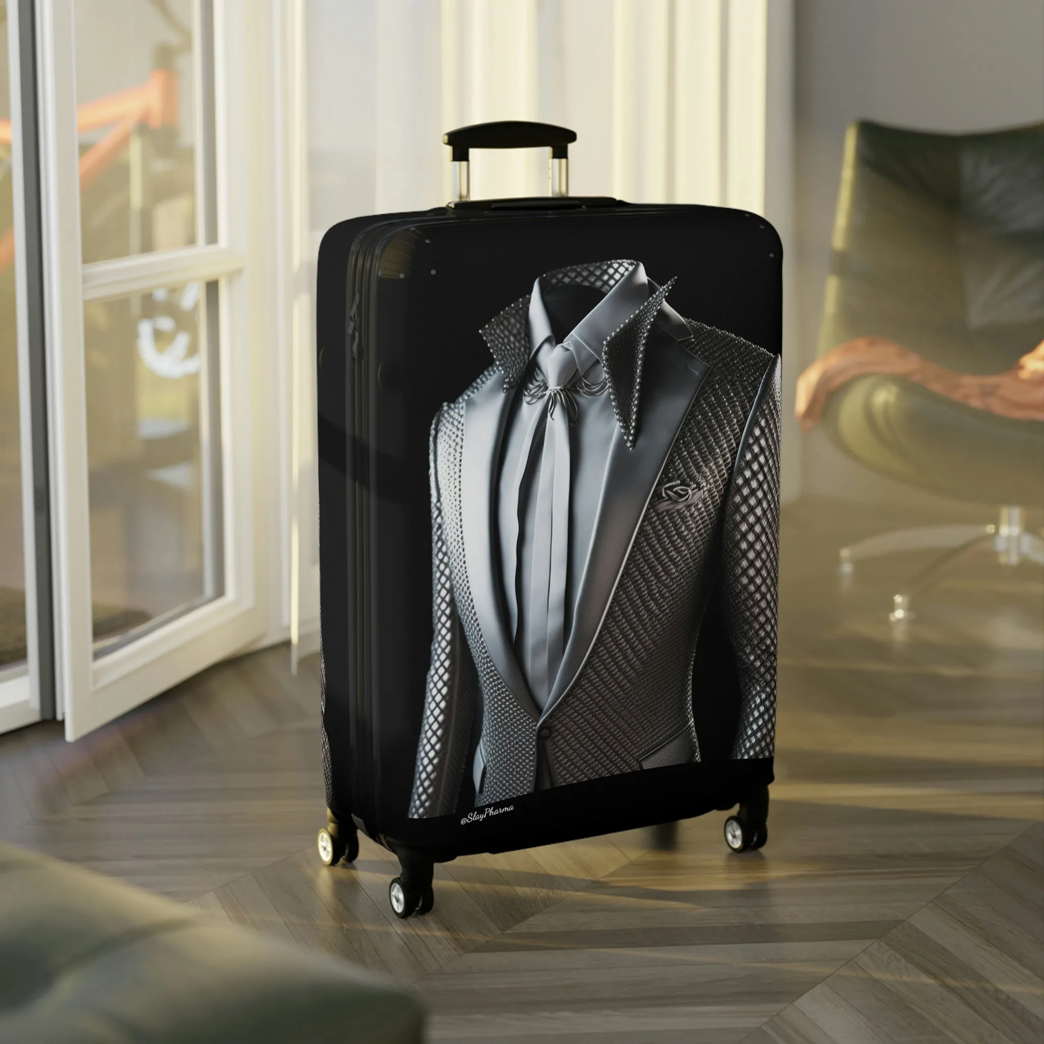 Million Dollar Suit Luggage Cover