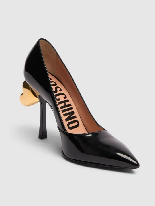 Moschino   100mm Patent leather pumps 