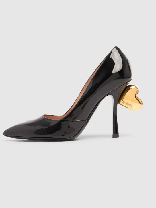 Moschino   100mm Patent leather pumps 