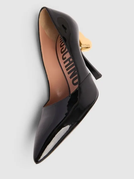 Moschino   100mm Patent leather pumps 