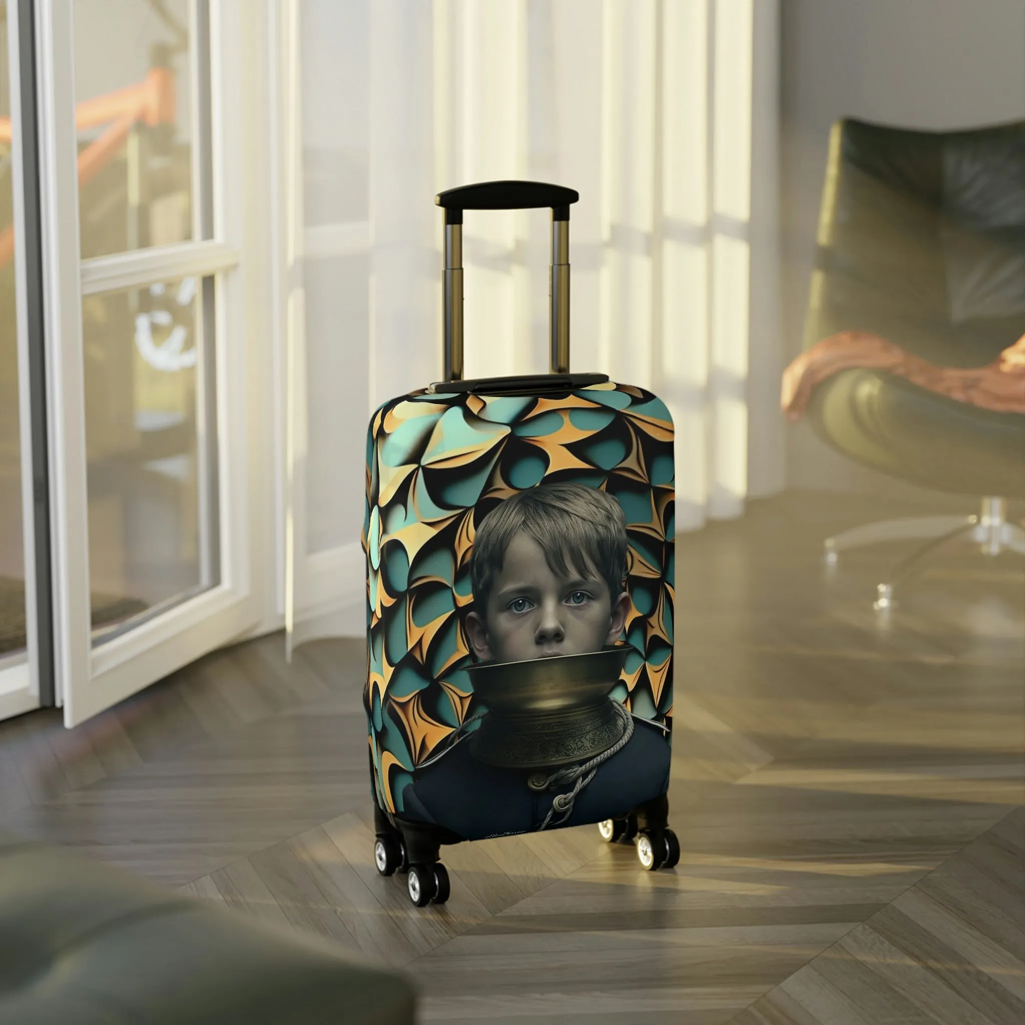 Never Stop Scrolling Luggage Cover