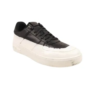 NIB 424 ON FAIRFAX Black Wax Dip Low Leather Sneakers Size 10/43 $790