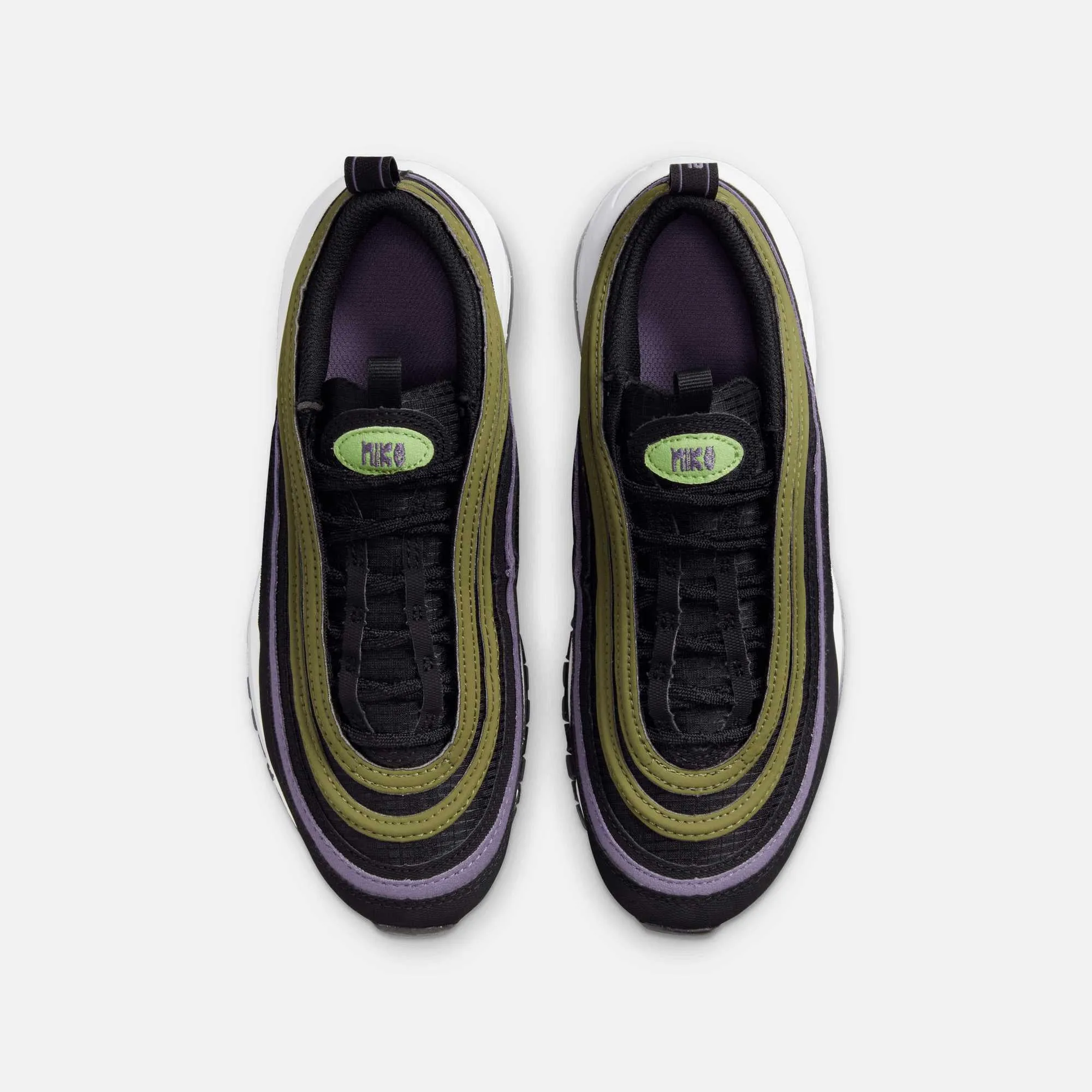 Nike Air Max 97 (GS) Black Purple Green