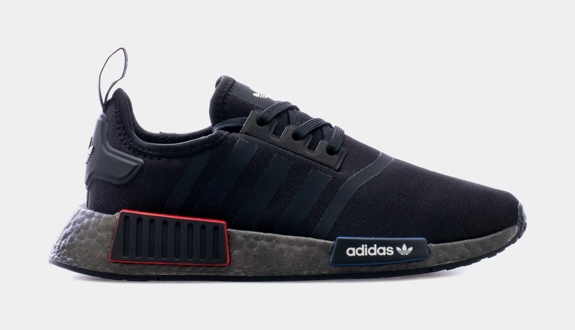 NMD R1 Grade School Lifestyle Shoes (Black)