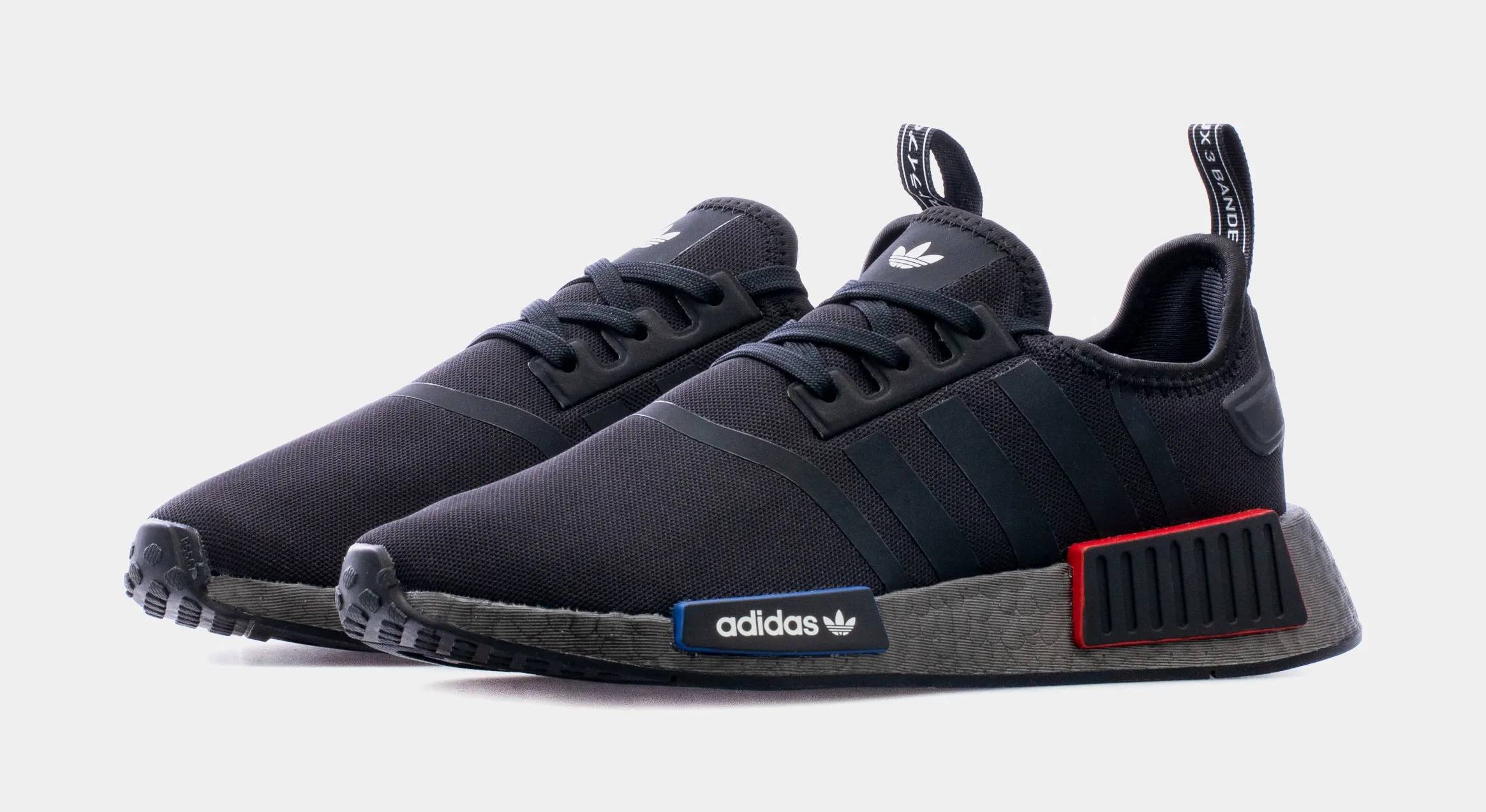 NMD R1 Grade School Lifestyle Shoes (Black)