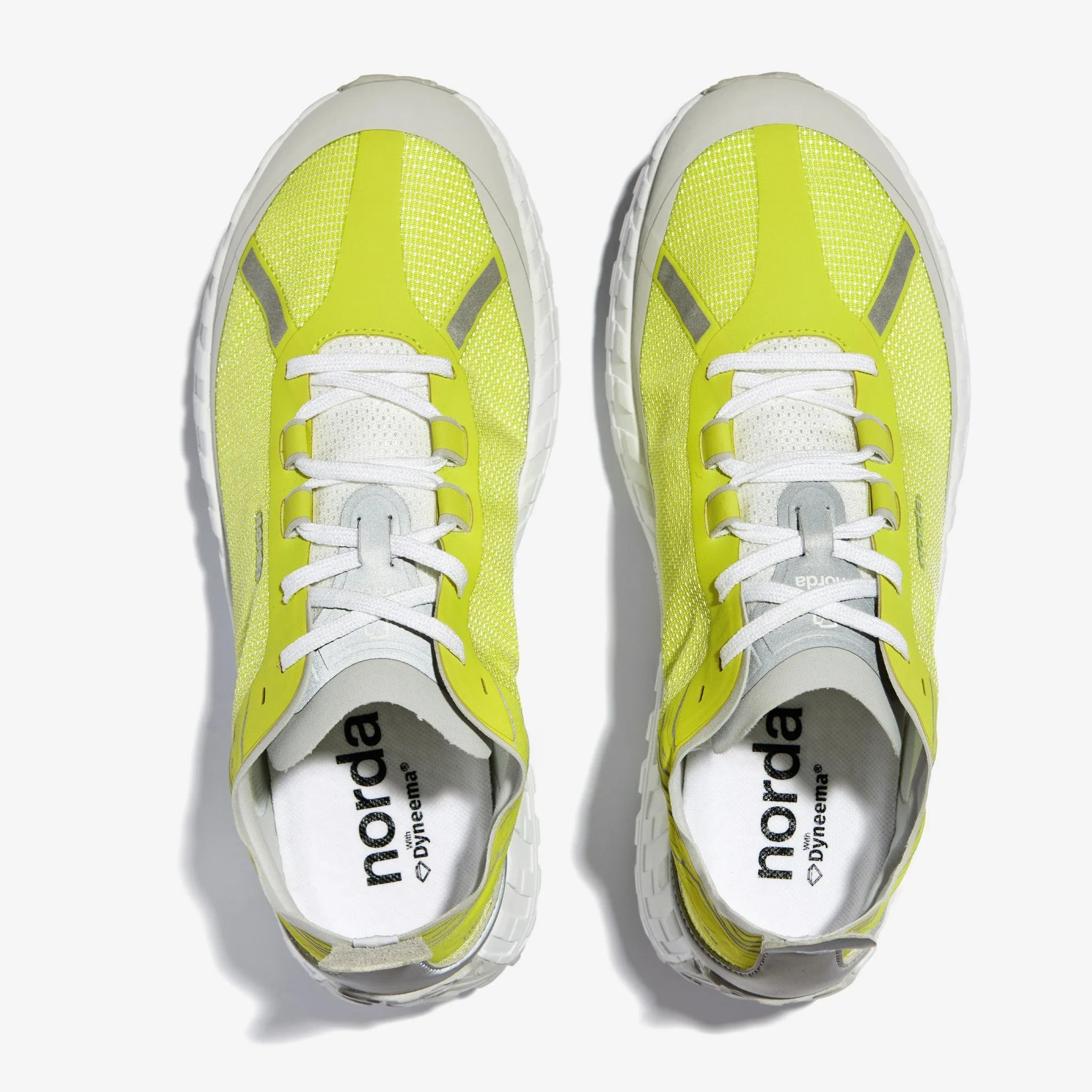 Norda 001 Trail Running Shoe (Sulphur Lime/Grey)