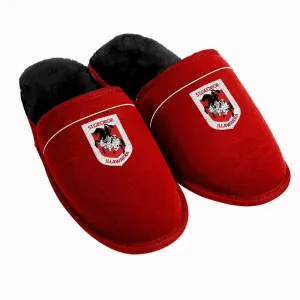 NRL Supporter Slippers - St George Illawarra Dragons - Mens Size - Winter Shoes