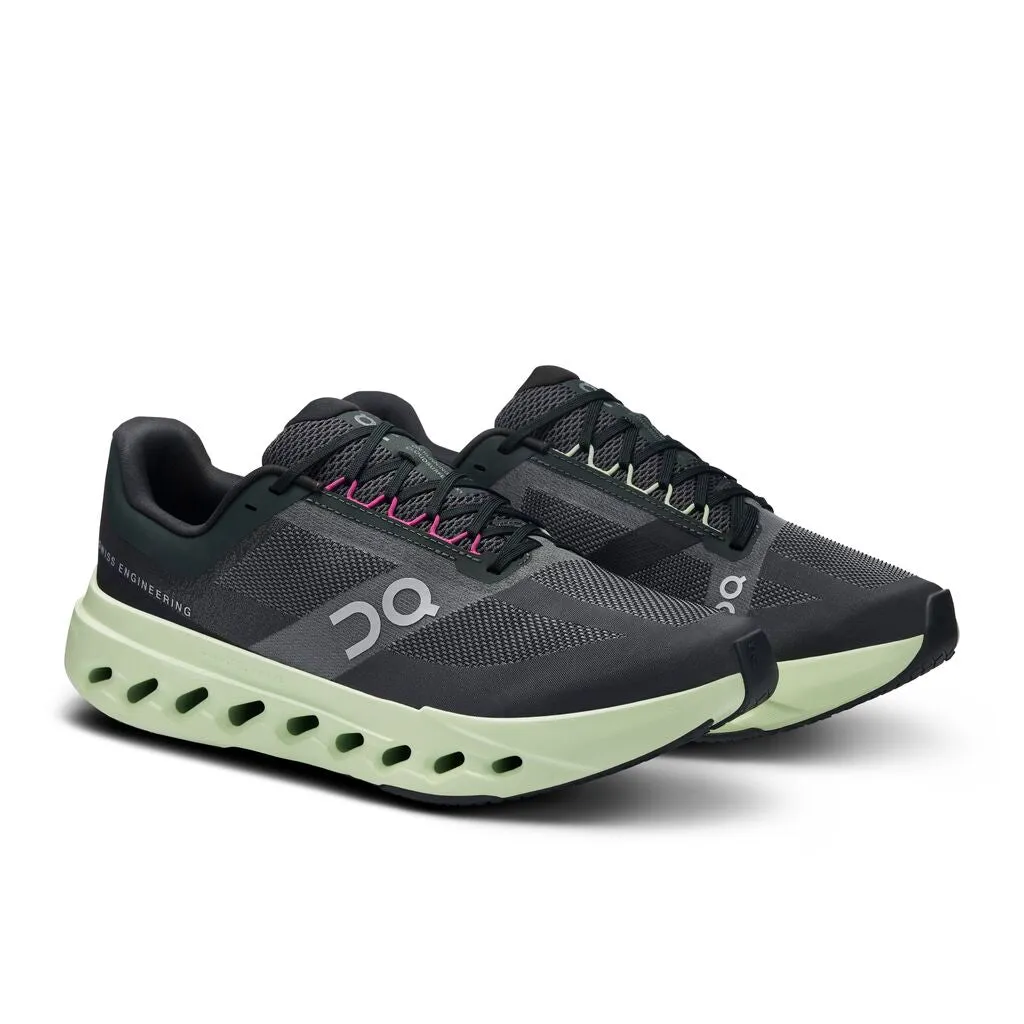 On Women's Cloudsurfer Next Running Shoes Black / Lima