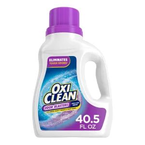 OxiClean Odor Blasters Odor and Stain Remover Laundry Booster Liquid, 40.5 fl oz