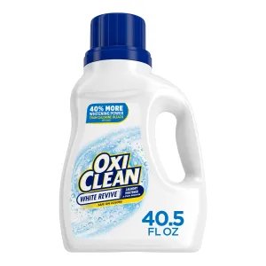 OxiClean White Revive Laundry Whitener and Stain Remover Liquid, 40.5 fl oz