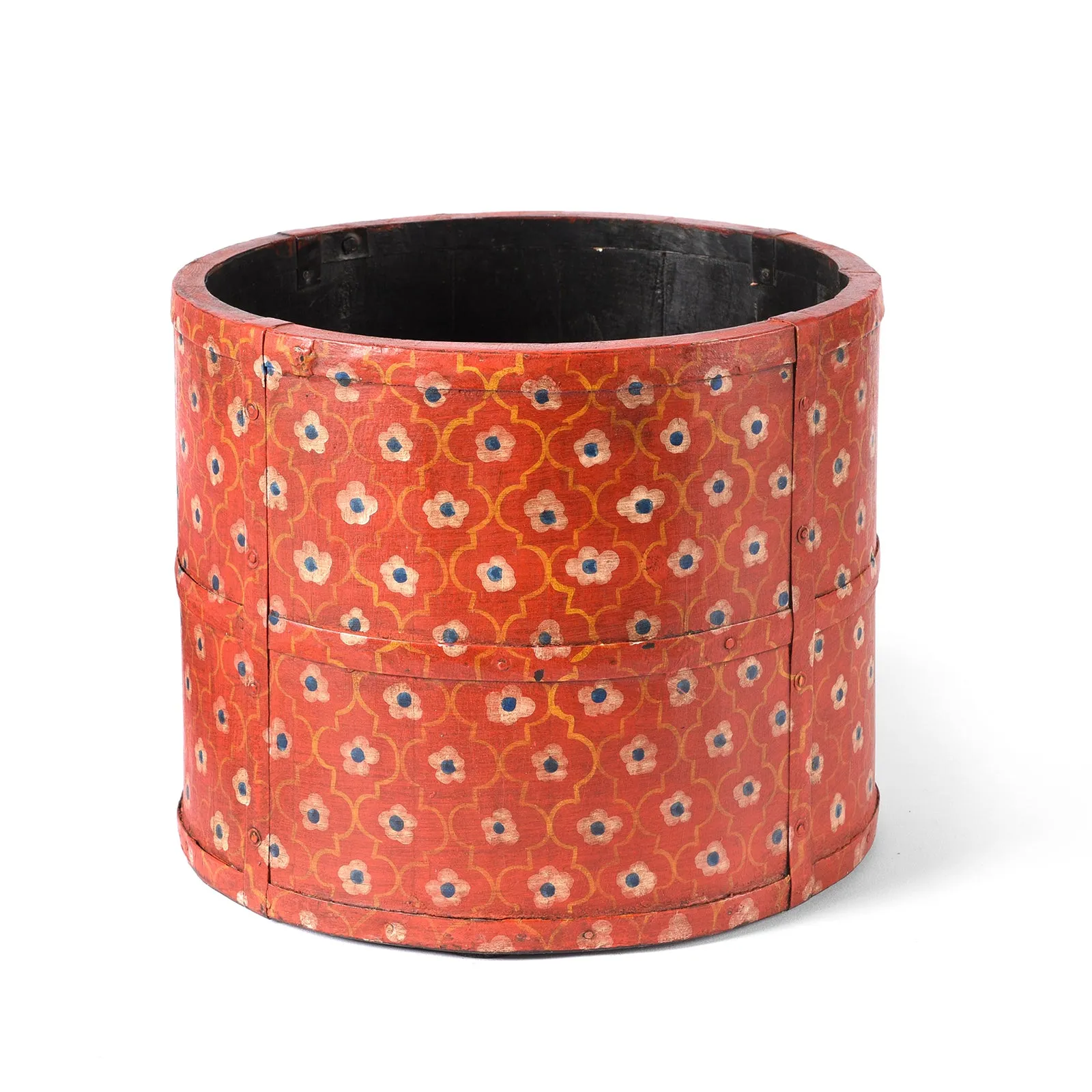 Painted Grain Measure Planter - Jain Red