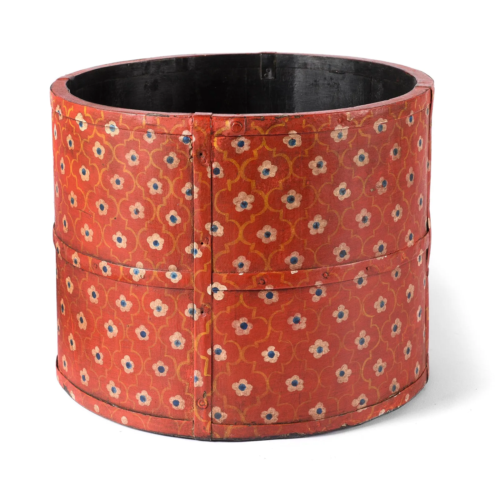 Painted Grain Measure Planter - Jain Red