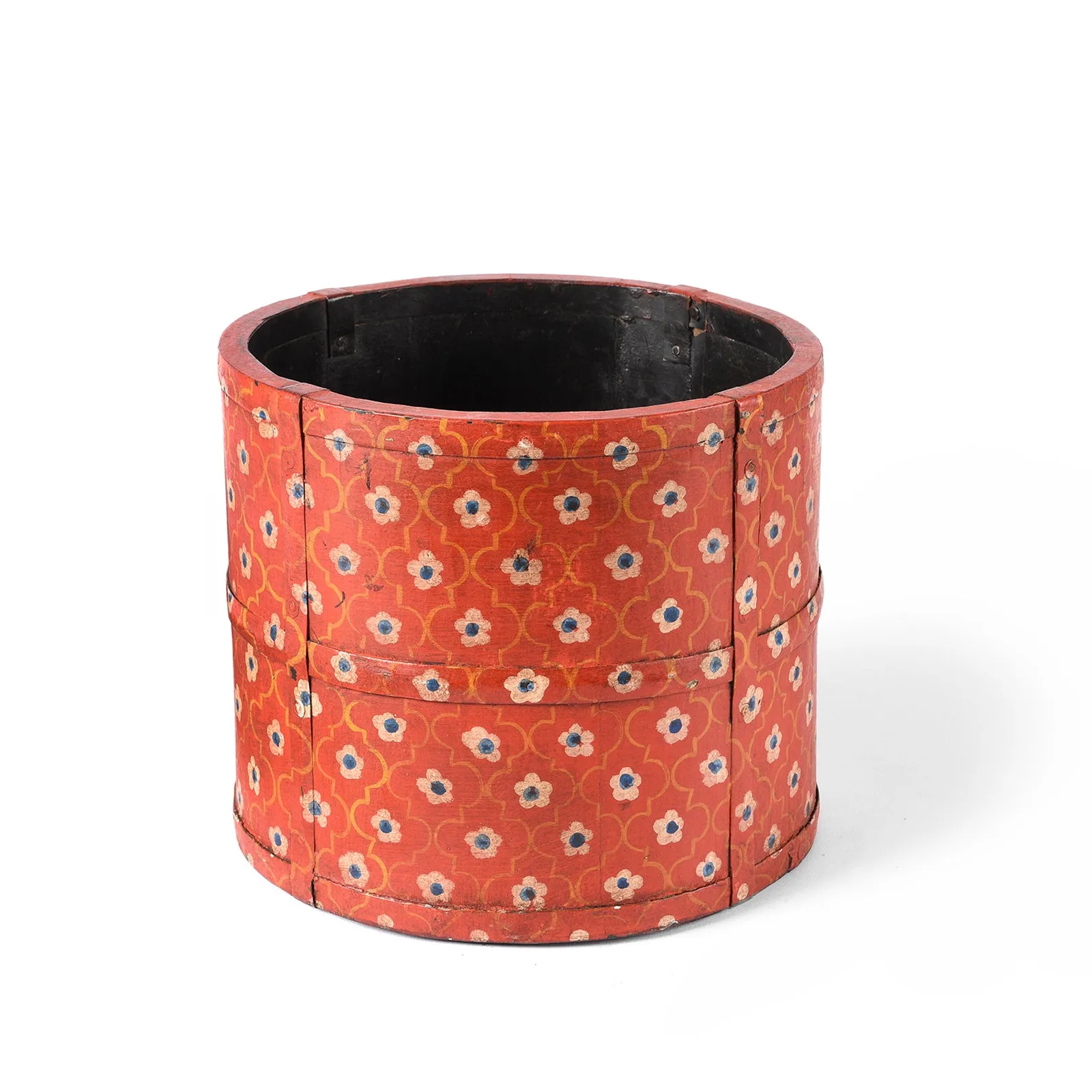 Painted Grain Measure Planter - Jain Red