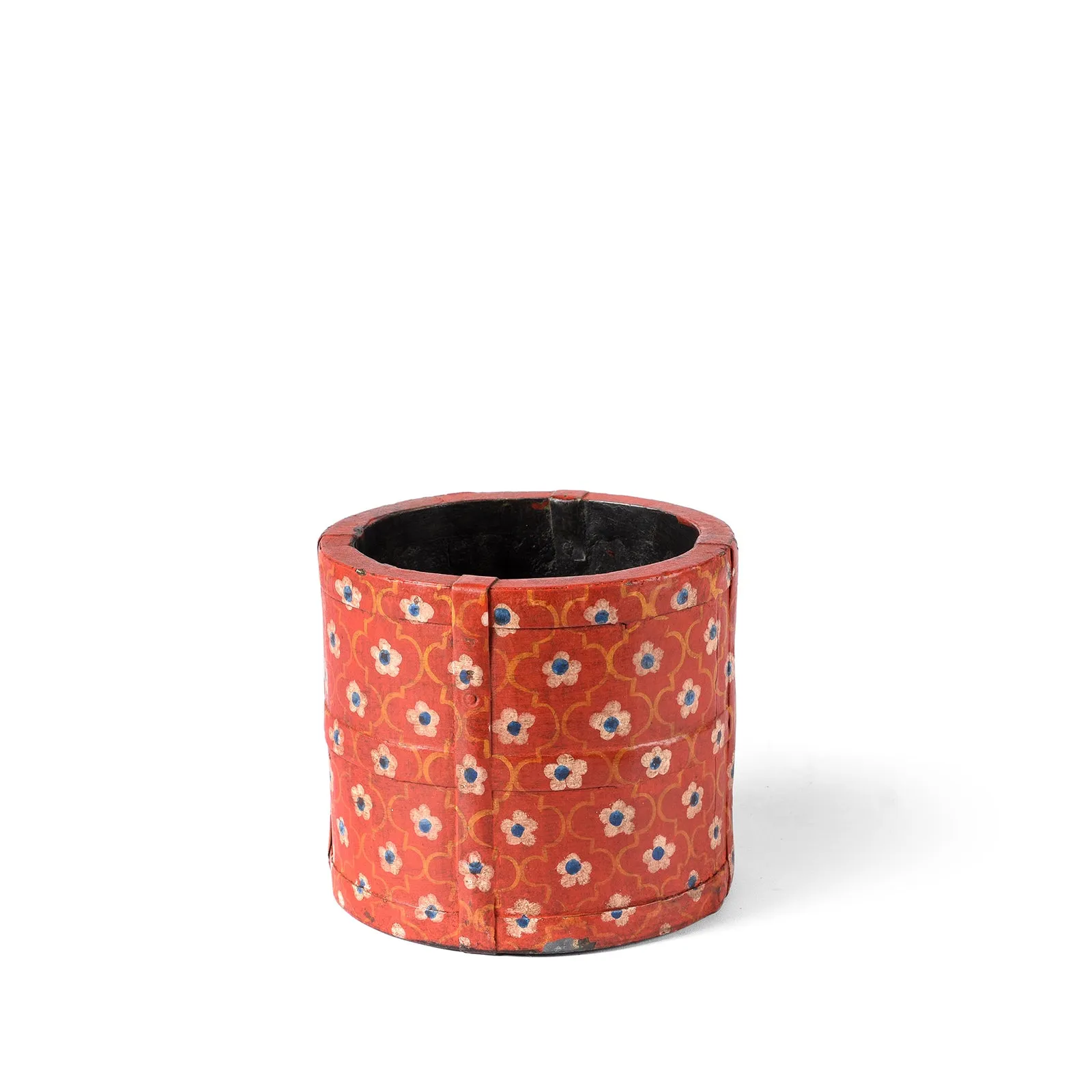 Painted Grain Measure Planter - Jain Red