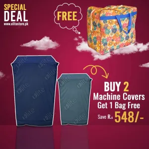 Premium Deal || Buy 2 Machine Covers & Get 1 Storage Bag Free !