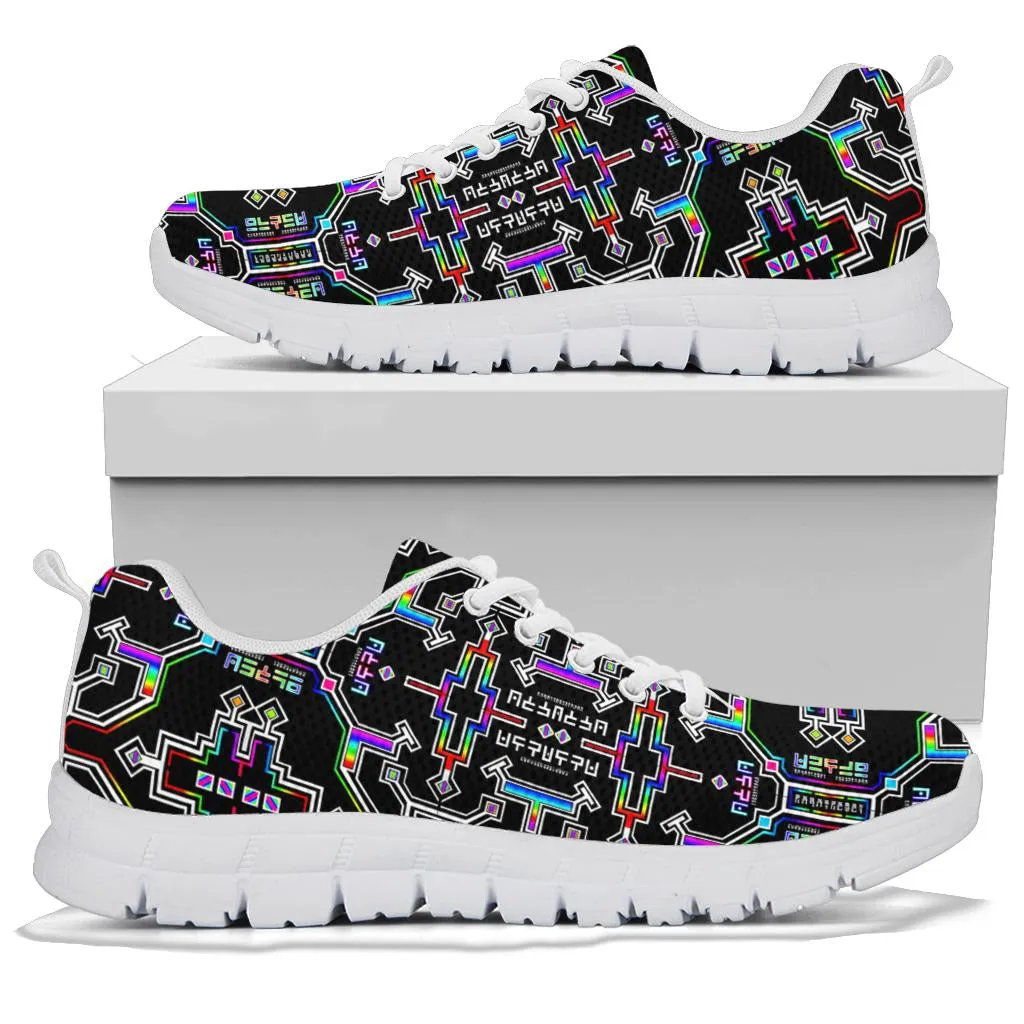 Prismatic Grid Sneakers