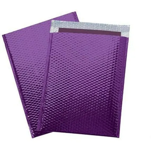 Purple	 Metallic Color Bubble Mailer - 	13 x 17.5	 - 	100	/CS