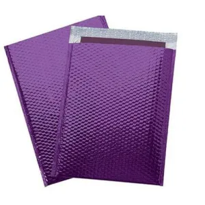 Purple	 Metallic Color Bubble Mailer - 	16 X 17.5	 - 	50	/CS