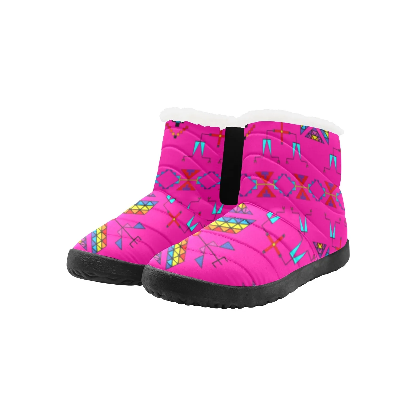 Rainy Chief Rainbow Hot Pink Men's Padded Winter Boot