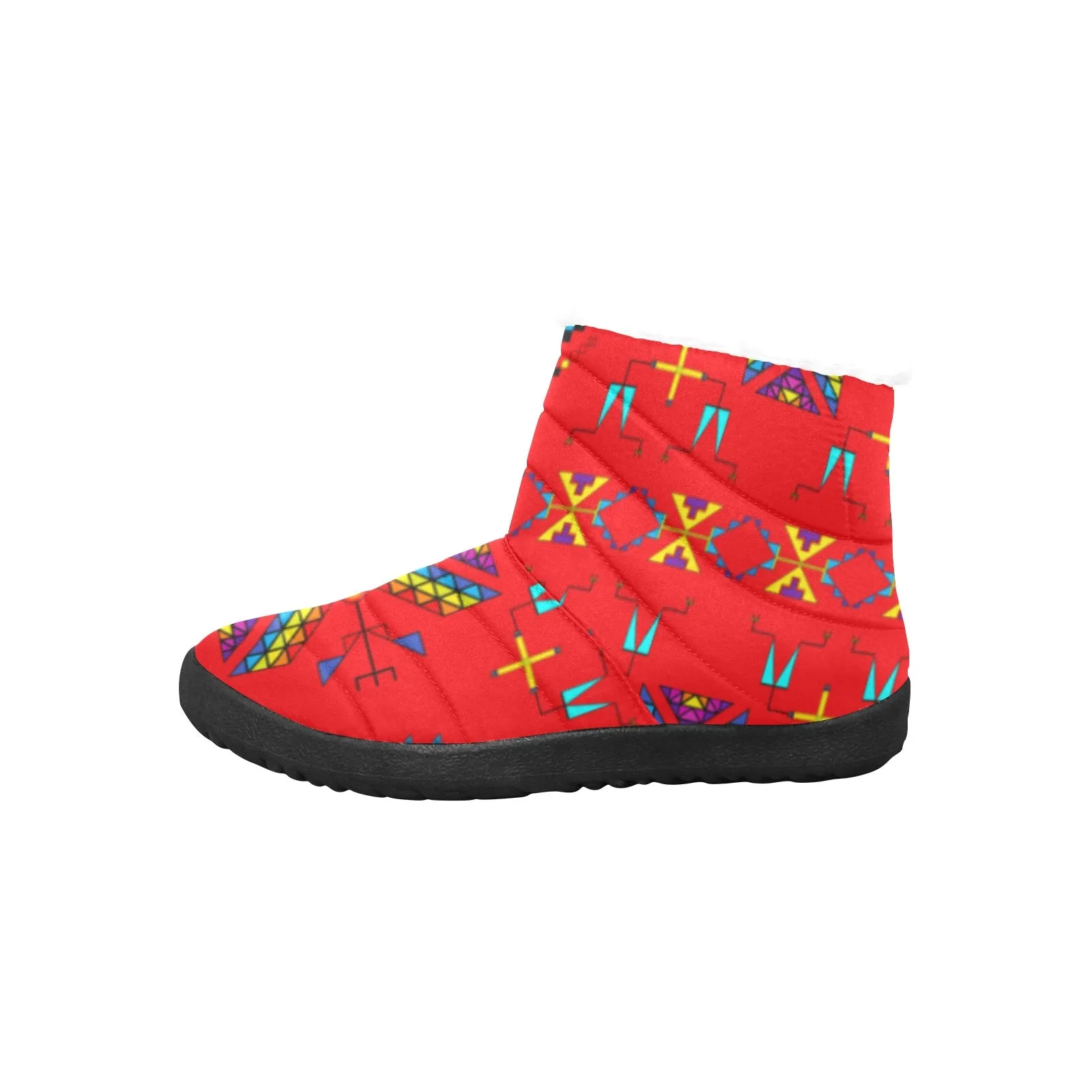 Rainy Chief Rainbow Red Men's Padded Winter Boot