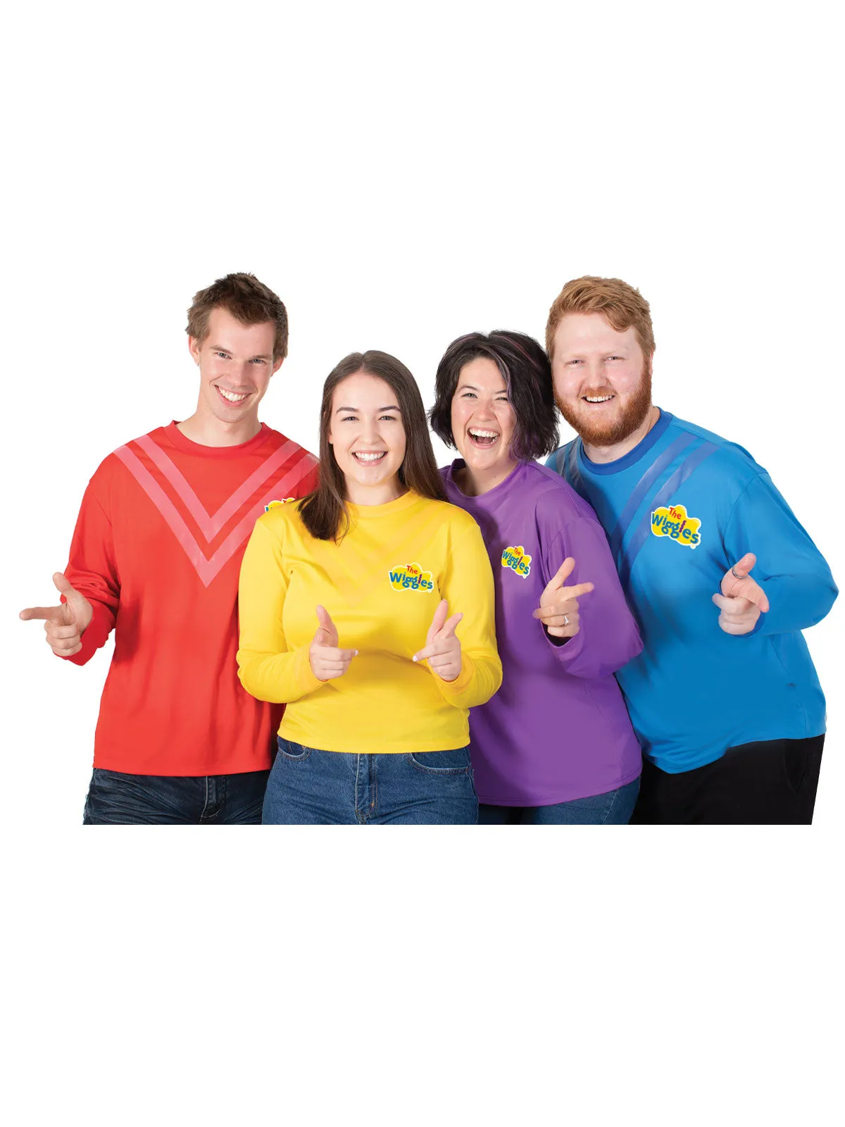 RED WIGGLE COSTUME TOP, ADULT