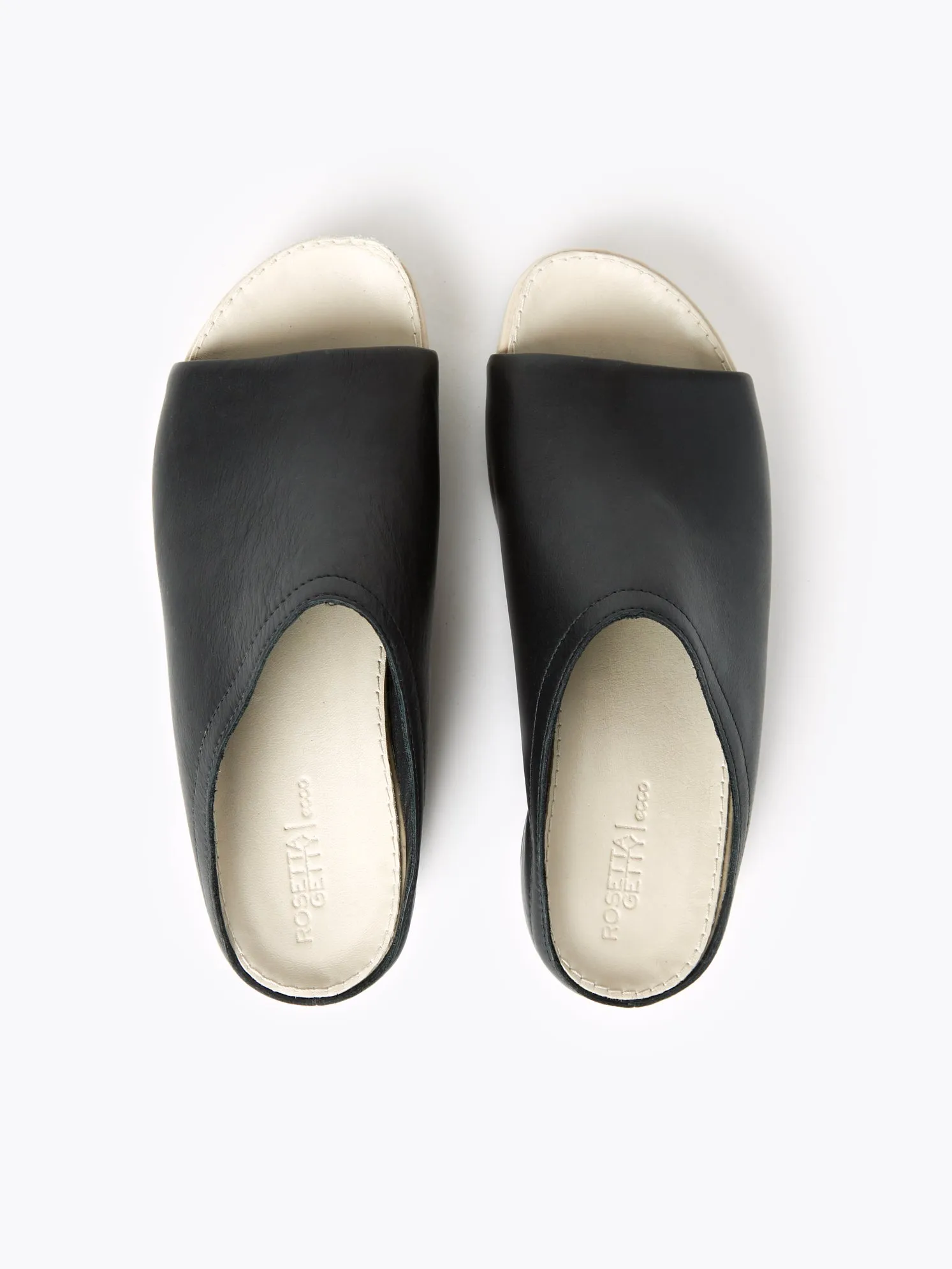 ROSETTA GETTY X ECCO OPEN TOE CLOGS