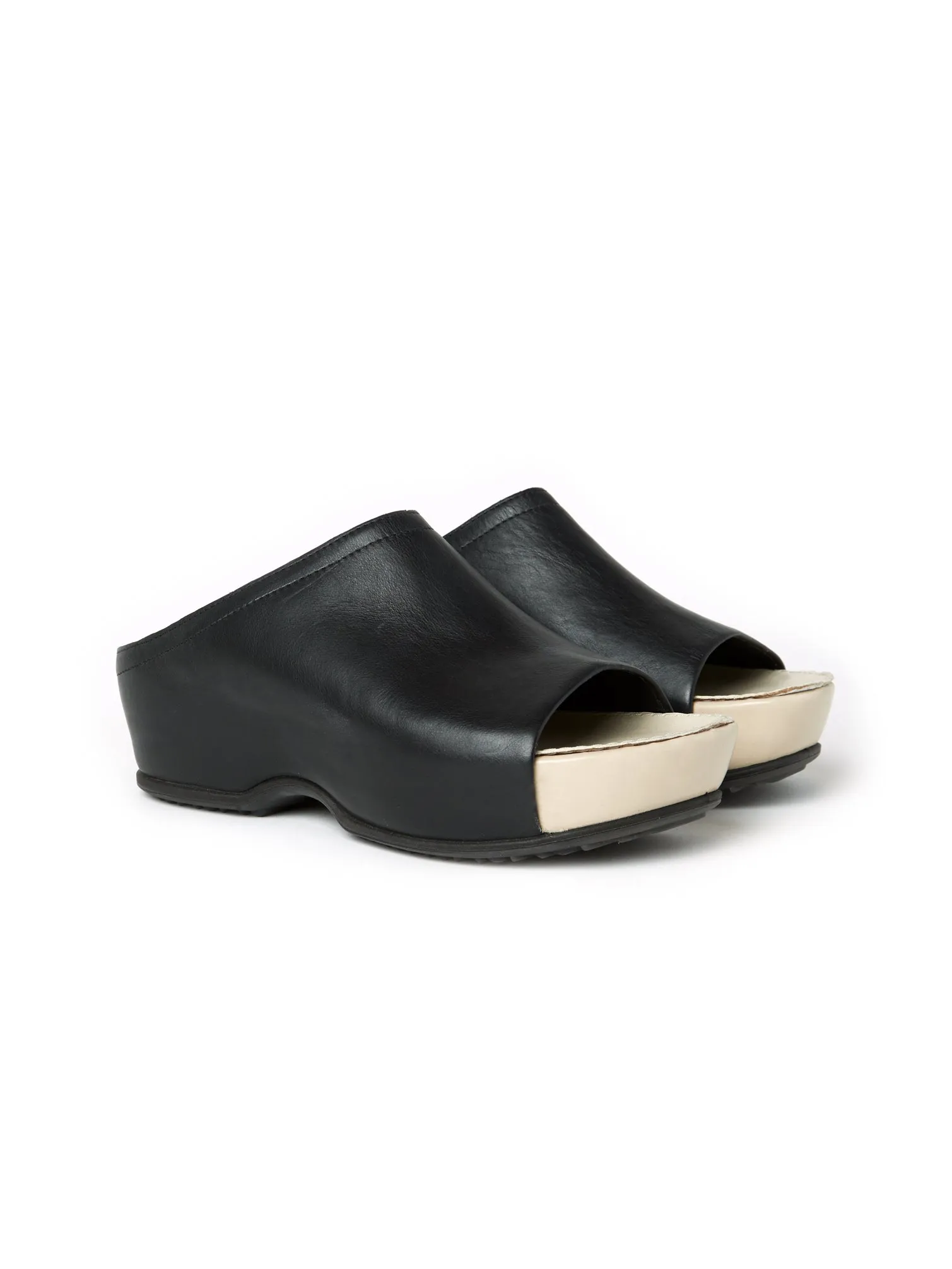 ROSETTA GETTY X ECCO OPEN TOE CLOGS