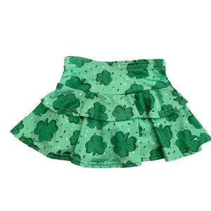 Ruffle Skort in Saint Patty's Clover