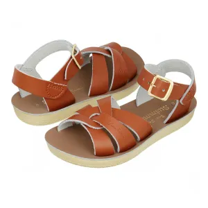 Salt-Water Swimmer Childrens Tan Leather Sandals