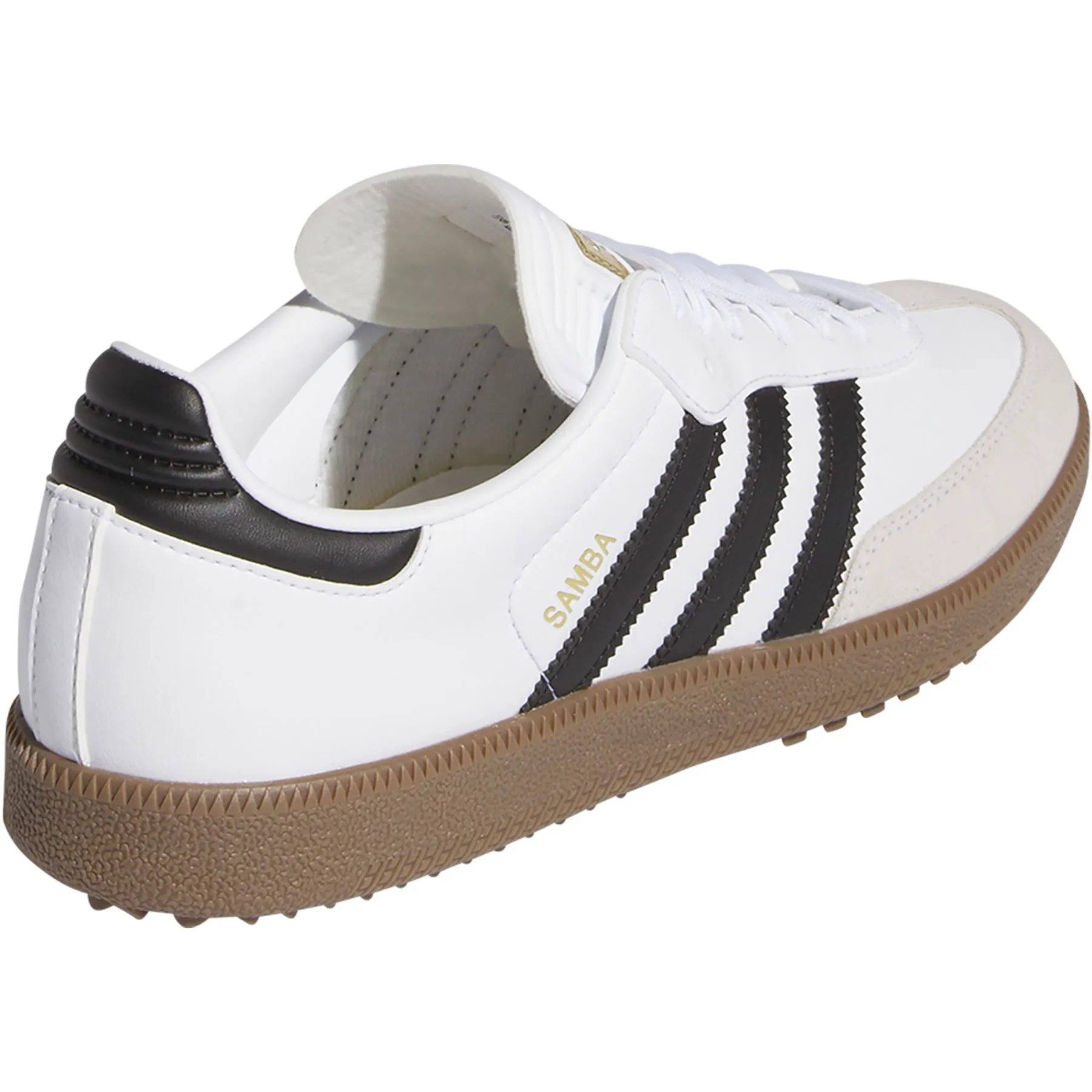 Samba Spikeless Golf Shoes White/Black - 2024