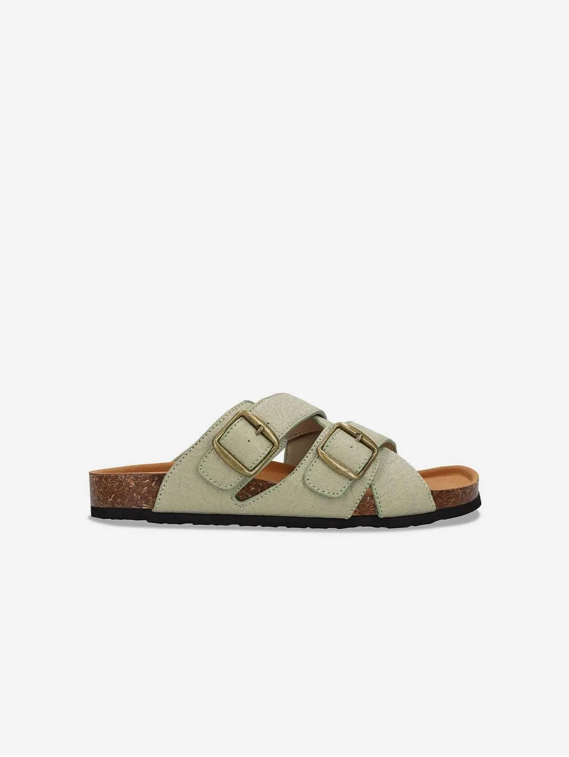 Samet Unisex Piñatex Vegan Leather Sandals | Green