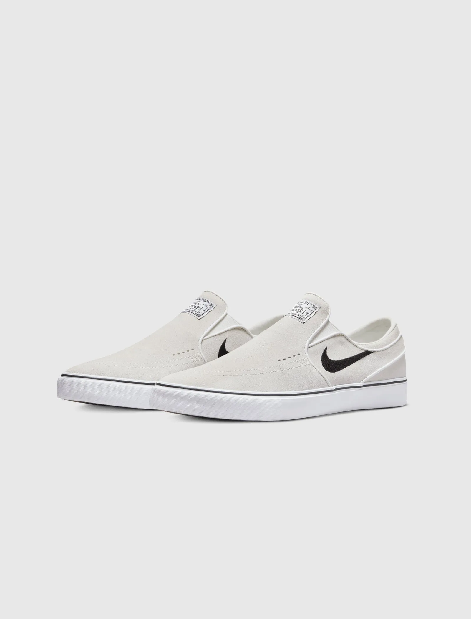 SB JANOSKI  SLIP "WHITE/BLACK"