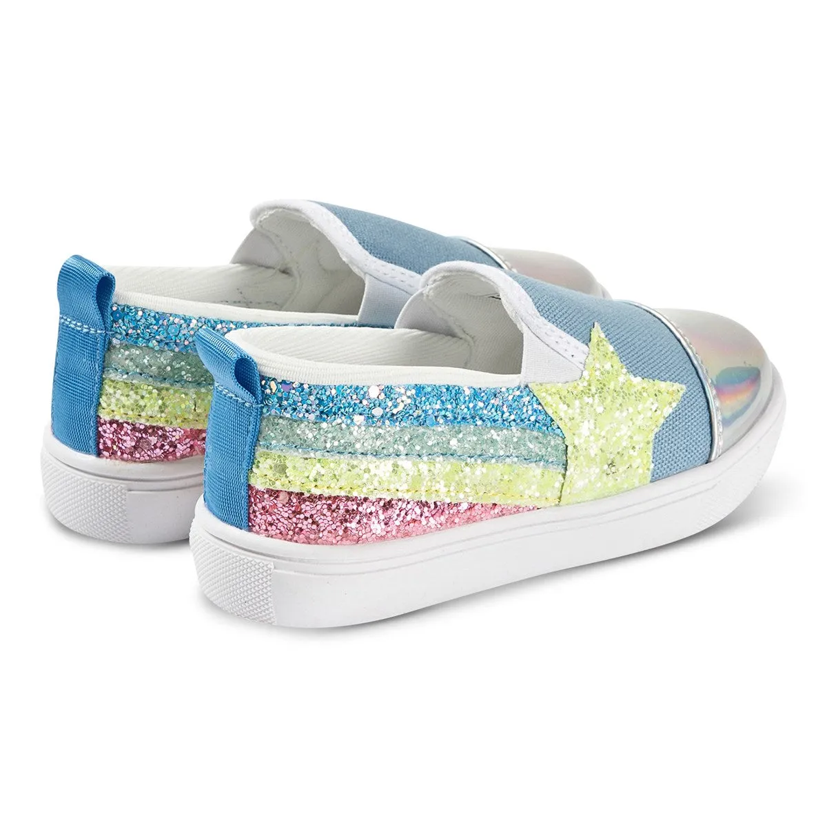 Shooting Star Slip On Sneaker - Light Blue