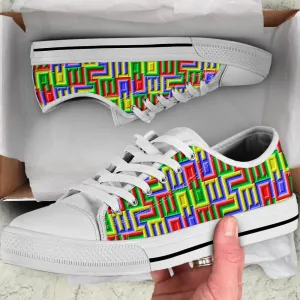 Show Your Support With Autism Awareness Low Top Shoes , Low Top Sneaker, Low Top Canvas Shoes