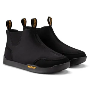 Slip-on mid booties - Black / Gold