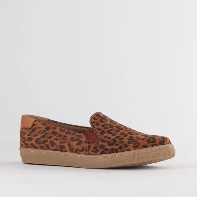 Slip-on Sneaker with Removable Footbed in Tan Multi - 12750