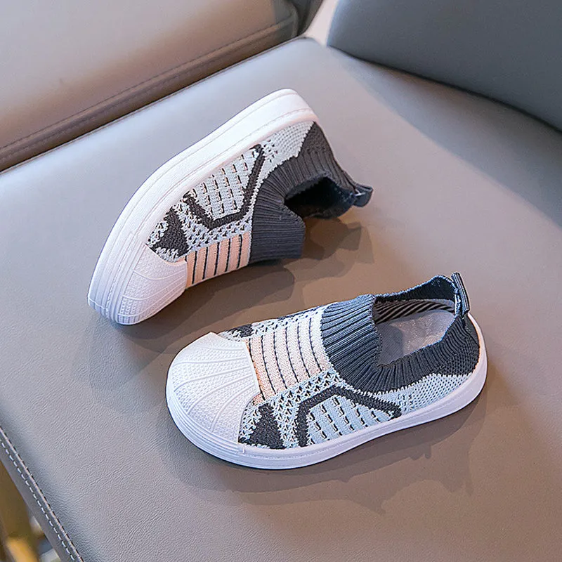 Slip-on sneakers for active children - light and comfortable