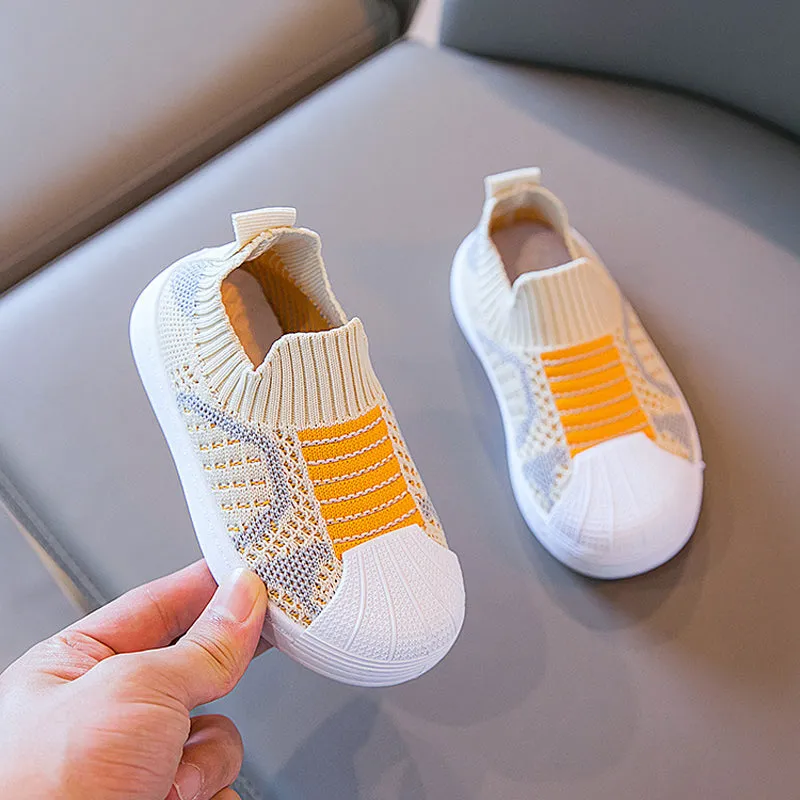 Slip-on sneakers for active children - light and comfortable