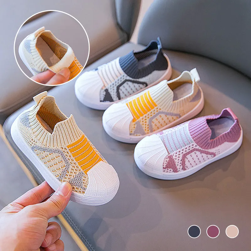 Slip-on sneakers for active children - light and comfortable