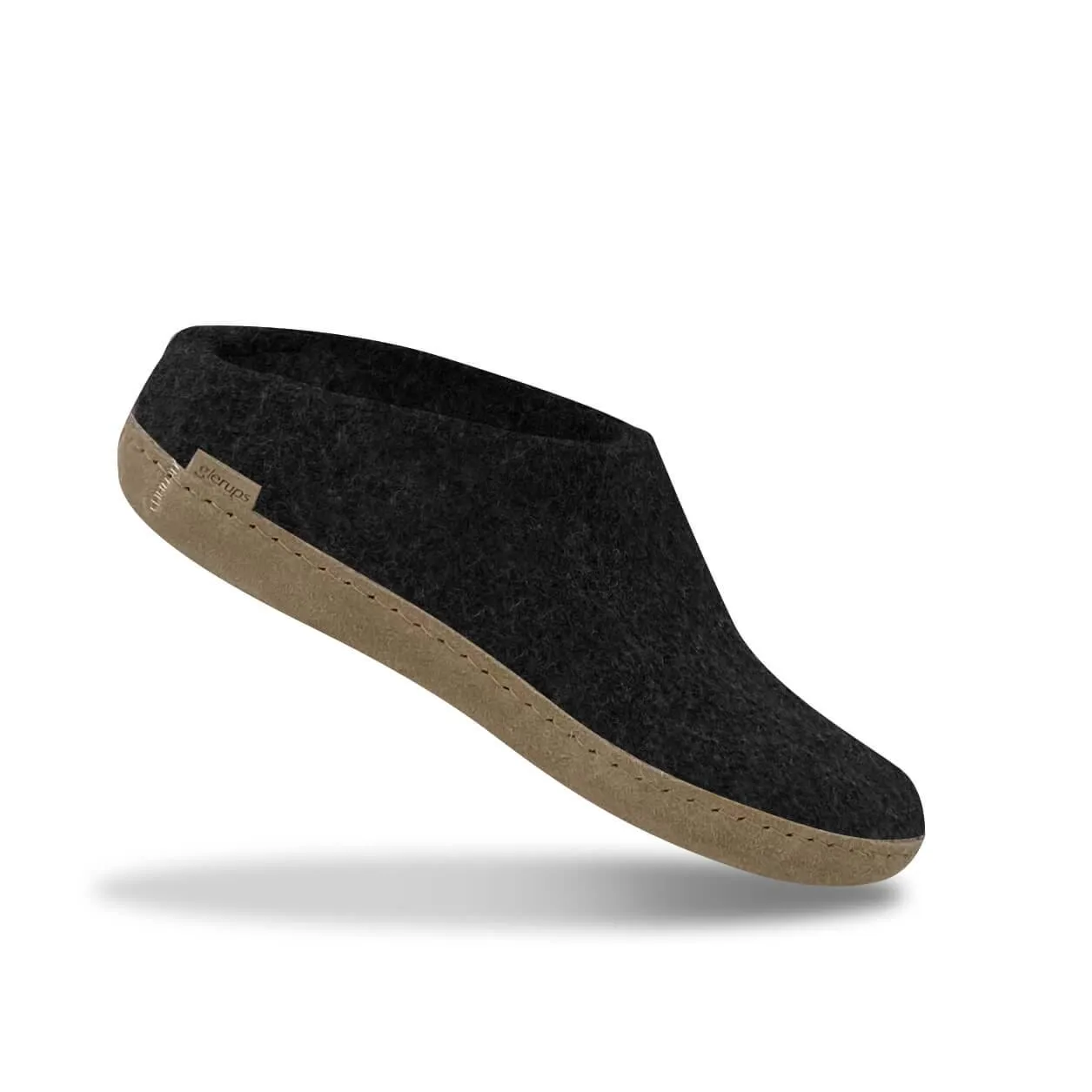 Slip-on with leather sole - Charcoal