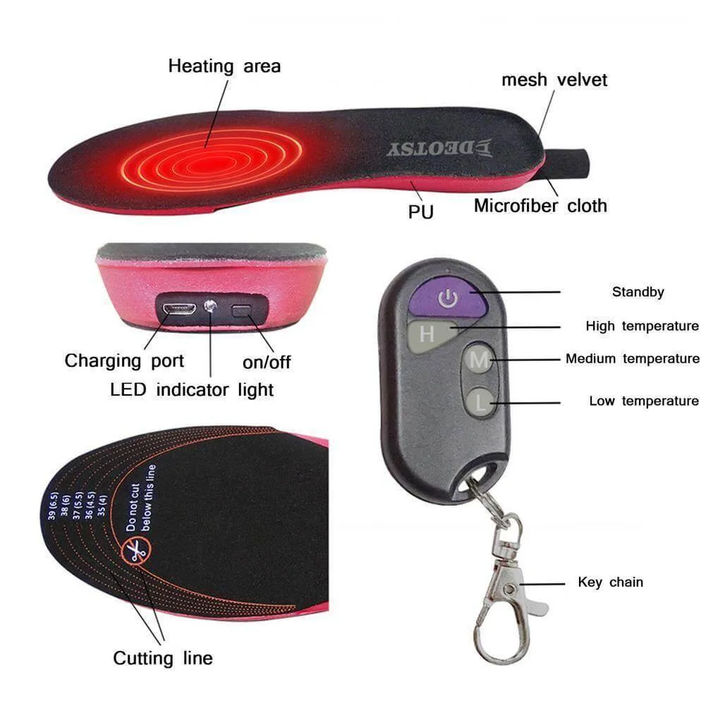 Smart USB Remote Control Foot Heater Pad