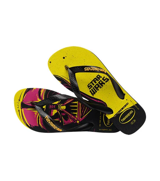 Star Wars Flip Flops Black/Yellow Pop