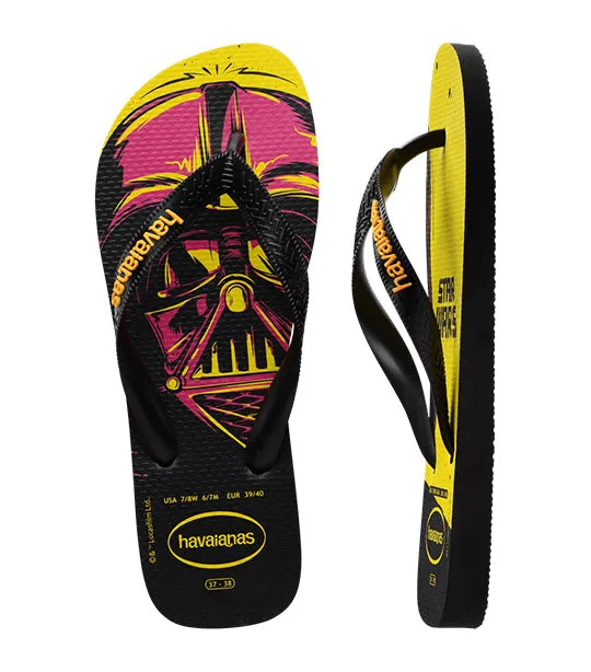 Star Wars Flip Flops Black/Yellow Pop