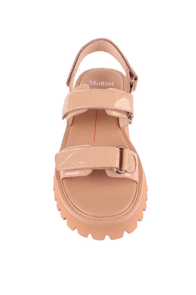 Start Patent Leather Sandals in Nude | FINAL SALE