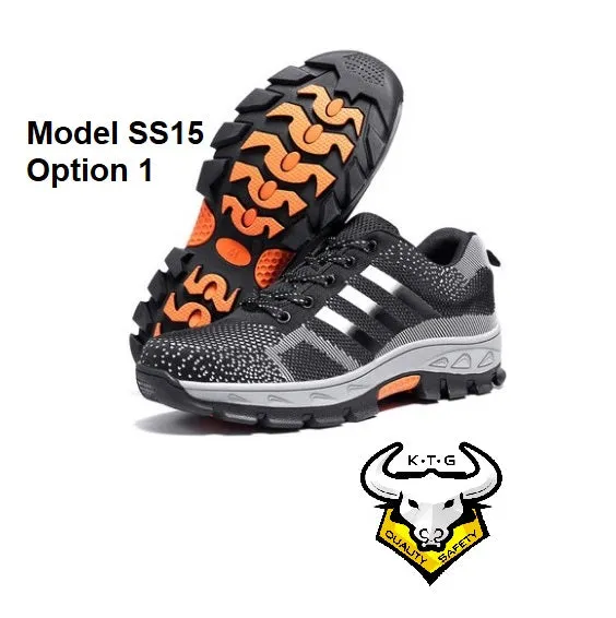 Steel Toe Sports Safety Shoes - Model SS15 (Option 1)