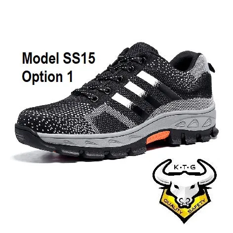 Steel Toe Sports Safety Shoes - Model SS15 (Option 1)